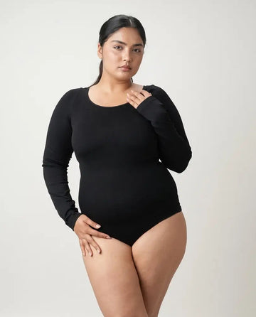 Built-in-shapewear bodysuit 