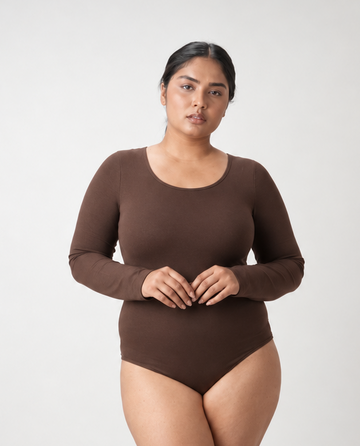 Built-in-shapewear bodysuit 