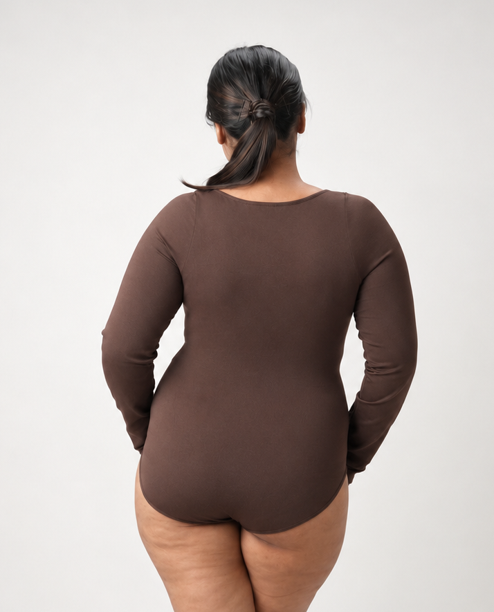 Built-in-shapewear bodysuit 