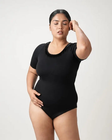 Built-in-shapewear bodysuit 